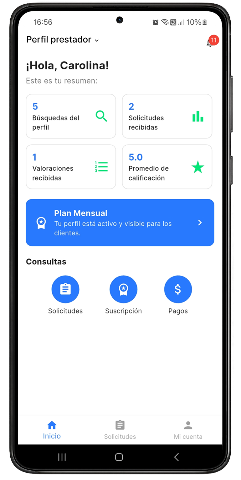 Profesionales ServiYA
